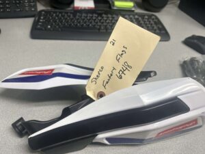 HAND GUARD WHITE SHERCO SET USED