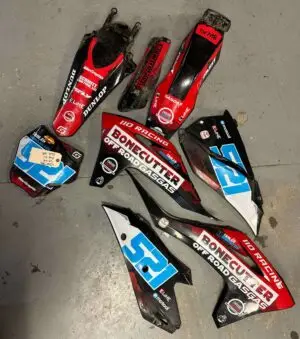 21-23 GASGAS RISE KIT, BLACK, USED