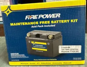 BATTERY CTX20-BS MAINTENANCE FREE