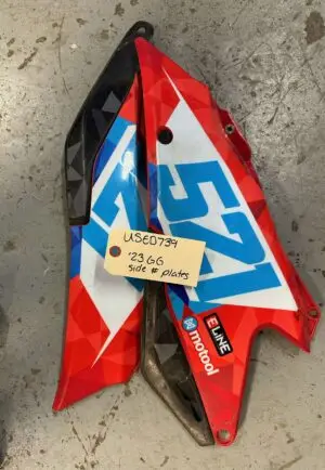 2021-2023 GASGAS SIDE NUMBER PLATES, USED