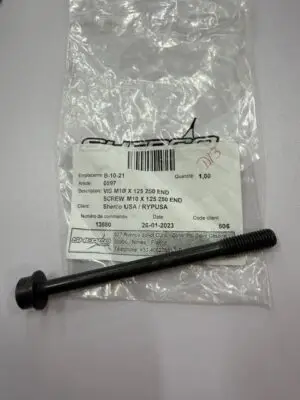 SCREW M10 X 125 250 END