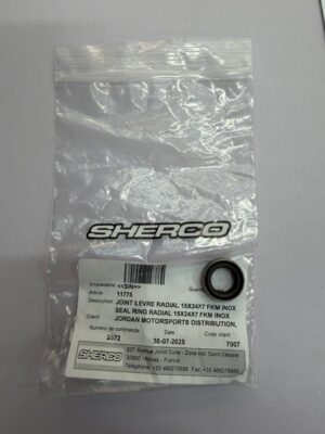SEAL RING RADIAL 15X24X7 FKM INOX