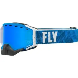 ZONE PRO SNOW GOGGLE BLUE/WHT W/ BLUE MI