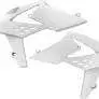 POLISPORT RADIATOR SHROUDS, WHITE