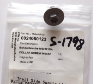COLLAR SCREW M6X12   TX
