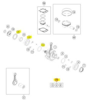 Crankshaft repair kit