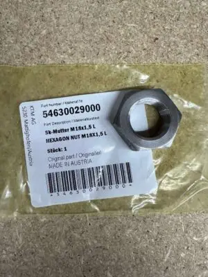 HEX.NUT L/SH M18X1,5