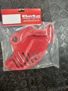 rear disc guard red, no caliper guard