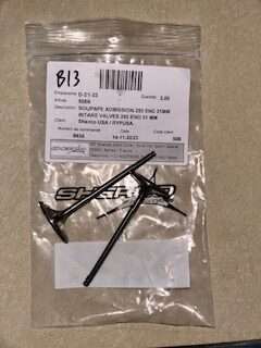 INTAKE VALVES 250 END 31 MM
